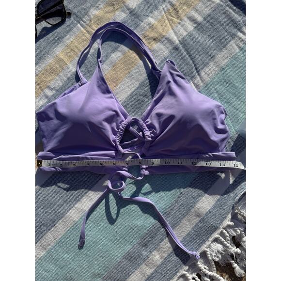 NWT, Chyrii Popular Brand, Lavendar Bikini Set, Keyhole Top & Side-Tie Bottom XL - Picture 8 of 8